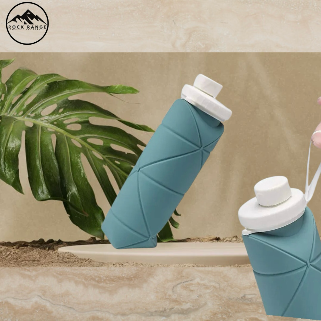 FlexaFlask: On-the-Go Collapsible Hydration (Rock Range)