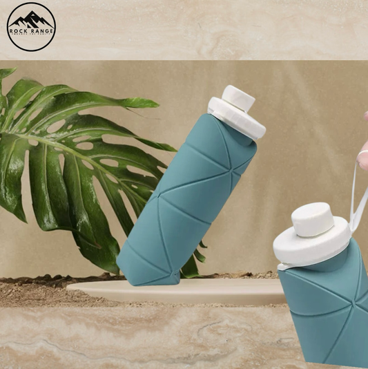 FlexaFlask: On-the-Go Collapsible Hydration (Rock Range)